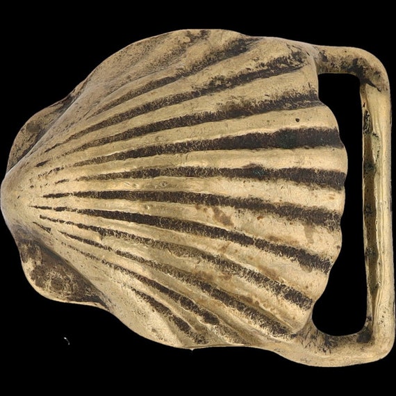 Brass Conch Seashell Shell Trinity Hippy Hippie B… - image 3