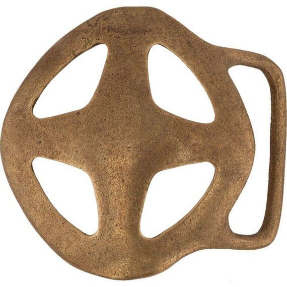 Brass D Duncan Laurie Boho Hippie Star Cross Flower 1970s  display picture 1
