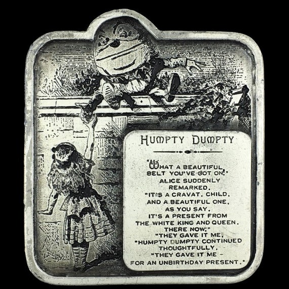 Humpty Dumpty Alice Adventure Wonderland Illustra… - image 1