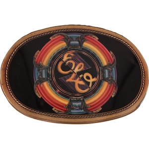 Elo Pacifica Electric Light Orchestra Rock Music Pacifica 70s Vintage Belt Buckle Hippie Band Out Blue New World Record Jeff Roll Lynne