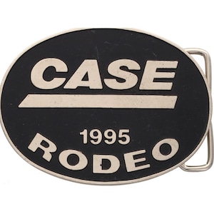 Case Rodeo Heavy Equipment, escavatore, costruzione, anni '90, fibbia per cintura vintage, Ji Ag Farm, trattore agricolo, caricatore americano Threshermen
