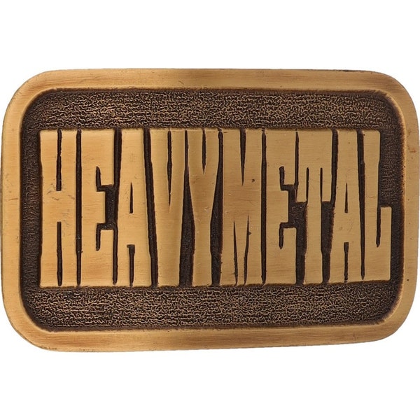 Heavy Metal Rock Biker 666 Goth Gothic Hardcore Music Nos Vintage Belt Buckle Rocker Danzig Motorhead Judas Priest Iron Maiden Megadeth