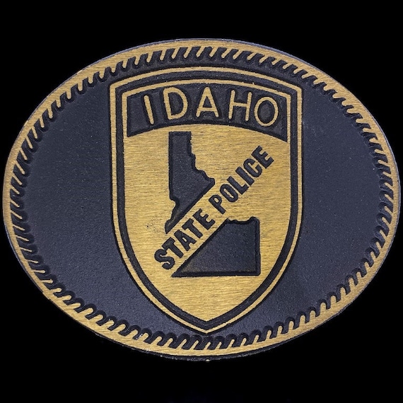 Brass Idaho State Police Trooper Highway Patrol ISP 1… Gem