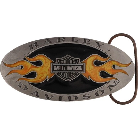 Harley-Davidson Flame Wings Belt Buckle Genuine Harley Davidson Skull Flame Belt Buckle 1903 97999  main image 4