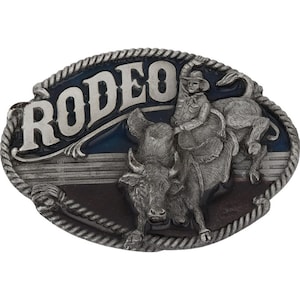 Bull Rider Riding Pro Professional Rodeo Western Cowboy Nos Vintage Belt Buckle Nfr Rider Prca Cowboy Country West Professional Pbr 4h Texas