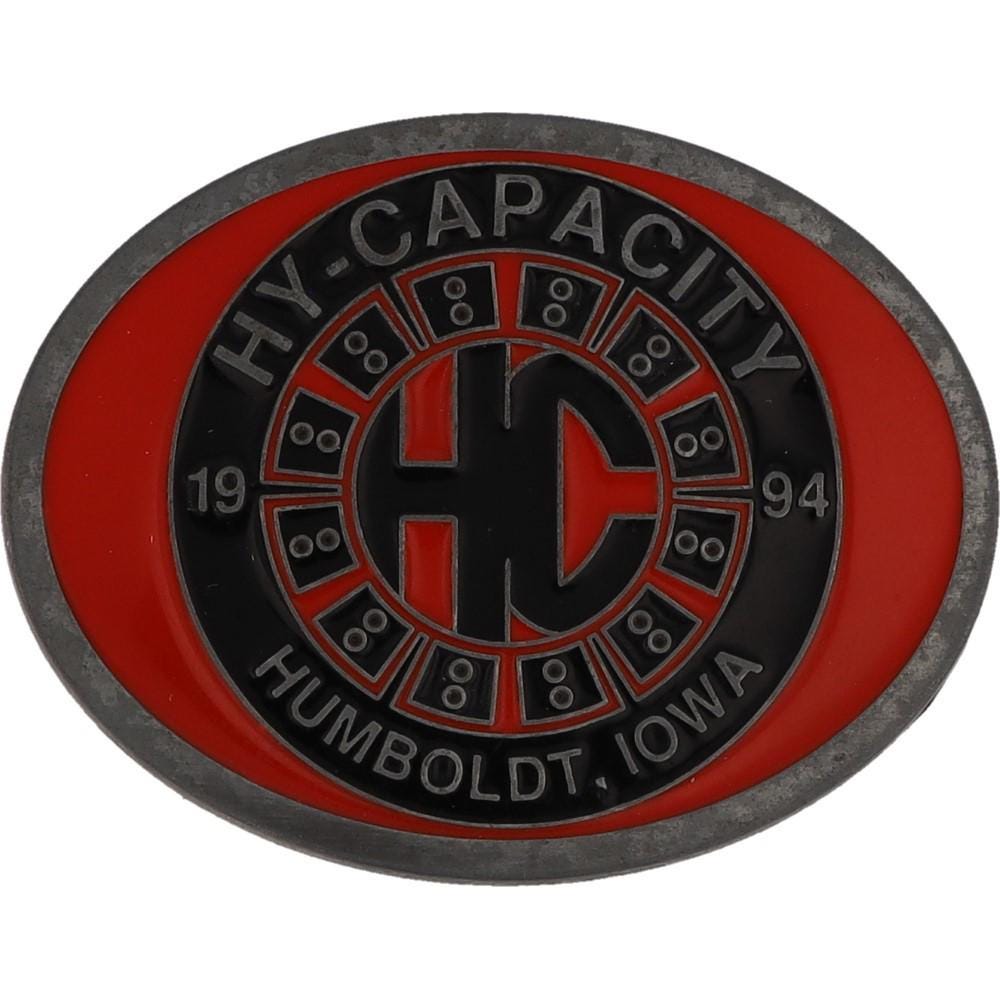 Hy-Capacity Humboldt Iowa 1994 Machinery Equipment Vintage Belt Buckle