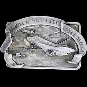 Nasa Astronaut Space Shuttle Astronaut Astronaut Young Crippen 1980er Jahre NOS Vintage Gürtelschnalle