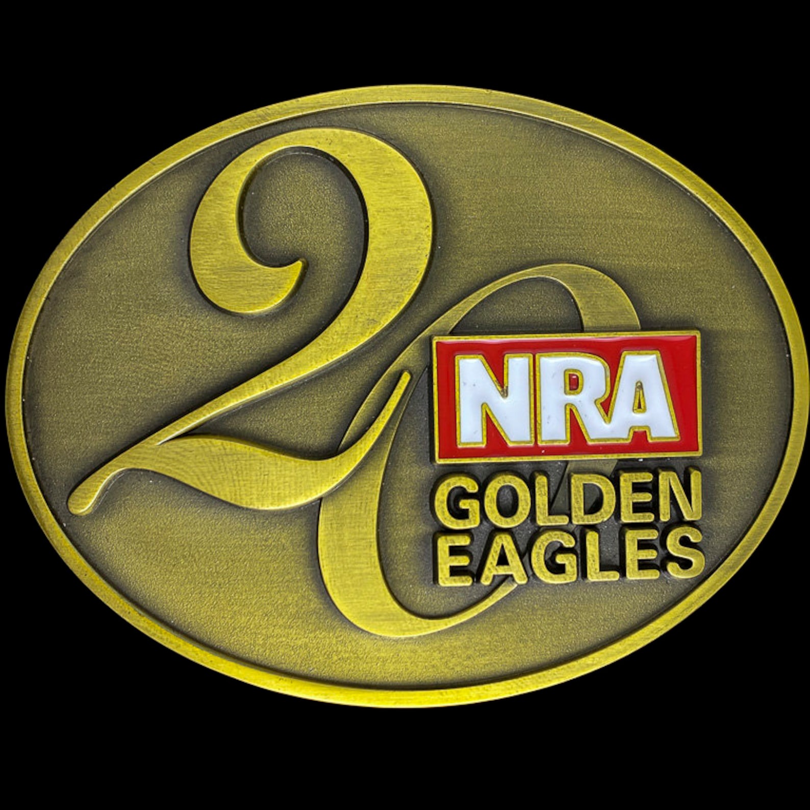 Brass Nra Golden Eagles National Rifle Association Gun Rights Etsy