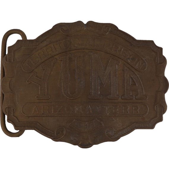 Yuma Territorial Prison Arizona Vintage Belt Buckle 1970 s-l400.jpg main image 2