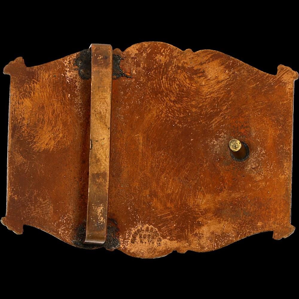 AMA 1934 Gypsy Tour Belt Buckle Brass AMA Gypsy Tour Rally Motorcycle Event 1934 Vintage  main image 2