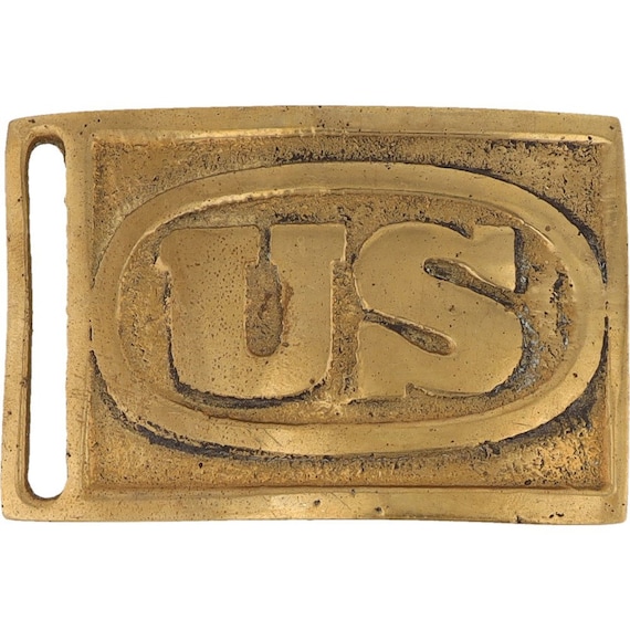Solid Brass CIVIL WAR SOLDIER BELT BUCKLE U.S. Union States of America USA Solid Brass CIVIL WAR SOLDIER BELT BUCKLE U.S. Union States of America USA