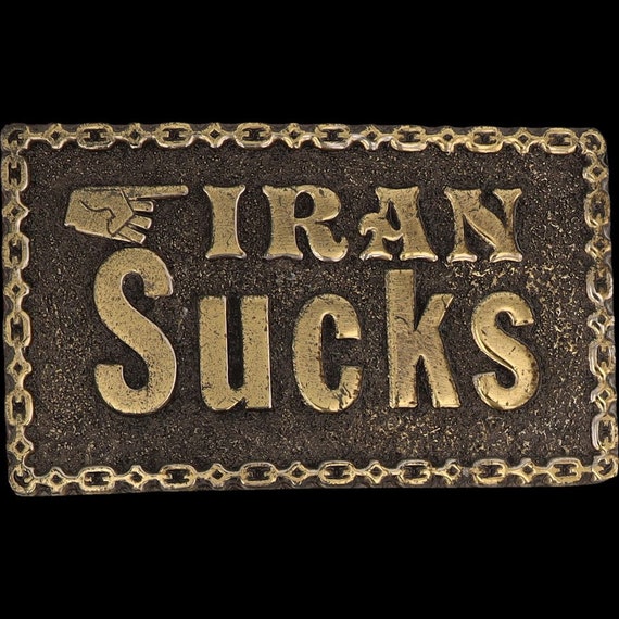 USA Made Iran Sucks Funny Joke Political War Vete… - image 3