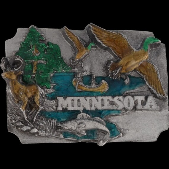 New Minnesota Mn State Buck Deer Fishing Duck Hun… - image 3