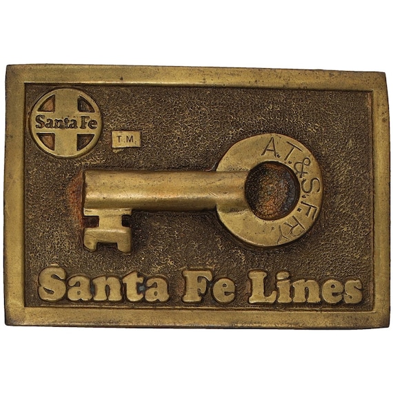 Santa Fe Line Switch Key AT&SFRY Topeka Atchison … - image 1