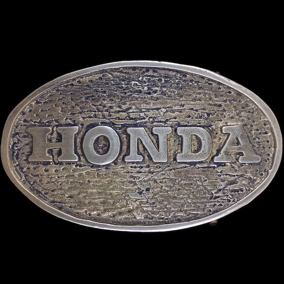 Vintage Honda Brass Belt Buckle – Rare Collectible VINTAGE HONDA BELT BUCKLE MOTORCYCLE SOLID BRASS ANTIQUE  main image 3