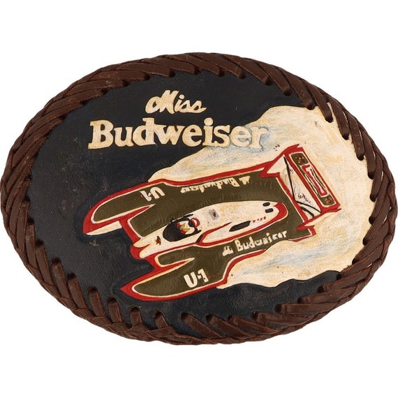 Budweiser トロフィーバックル 新品ケース入り Budweiser ปล่อยกระเป๋า
