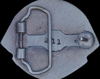 Hebilla de cinturón vintage NOS de los años 70 para miembros del servicio juvenil de Lions Clubs International