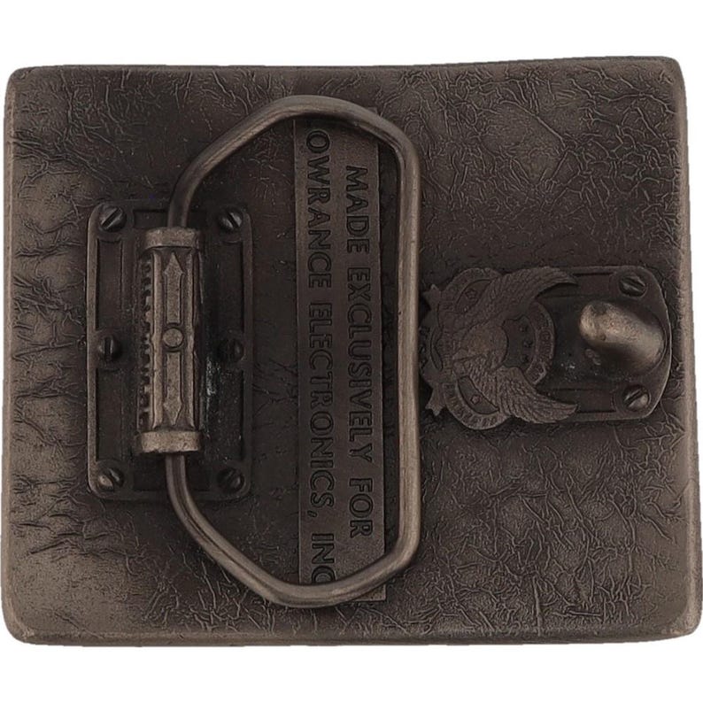 Lowrance Sonar Angeln Barsch Elektronische Fisch Tiefe Finder Nos Vintage Gürtelschnalle Marine Elektronische Grand Lake Oklahoma Bild 2