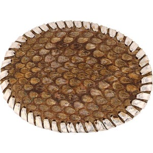 Slangenhuid ratelslang python western cowboy biker jaren 1980 vintage riem gesp handgemaakte slangen reptielen taxidermie rammelaar