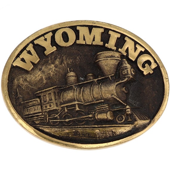Brass Colorado Wyoming Ry Cw Coal Steel Railroad … - image 1
