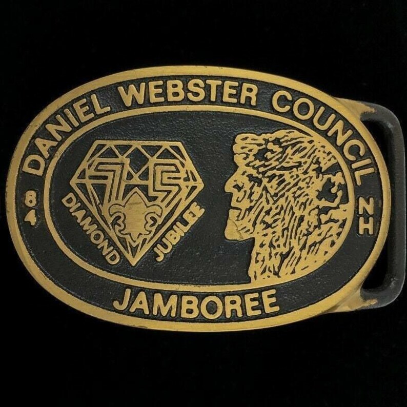 Boucle De Ceinture En Bois Jamboree National 1989 - Boy Scouts Of America, Neuve