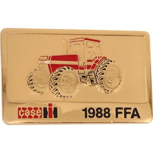 Nuova fibbia per cintura vintage in ottone 88 Case Ih 7140 Magnum Tractor Ffa Cih Farmer NOS, edizione limitata 256 Farming Ji Ag Agriculture Farmer