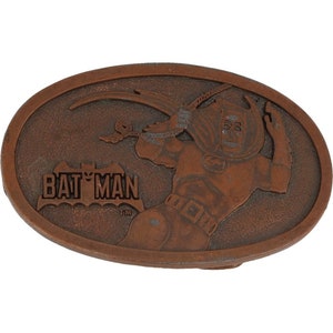 Batman Nietoperz Superbohater Dc Komiks Film Program telewizyjny Sci-Fi Lata 70. Vintage Klamra Paska Symbol Logo Bohater Program telewizyjny Sci-Fi Pamiątki