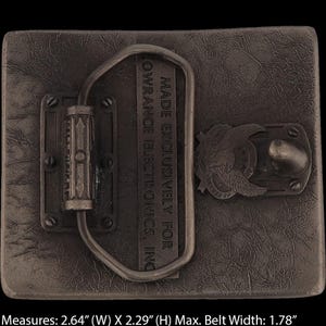 Lowrance Sonar Angeln Barsch Elektronische Fisch Tiefe Finder Nos Vintage Gürtelschnalle Marine Elektronische Grand Lake Oklahoma Bild 4