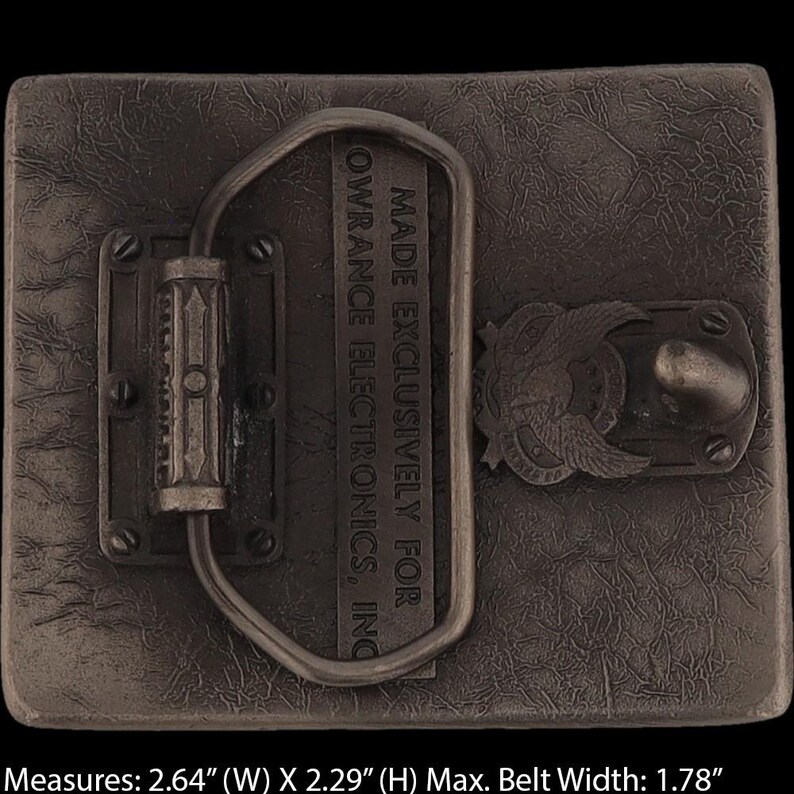 Lowrance Sonar Angeln Barsch Elektronische Fisch Tiefe Finder Nos Vintage Gürtelschnalle Marine Elektronische Grand Lake Oklahoma Bild 4