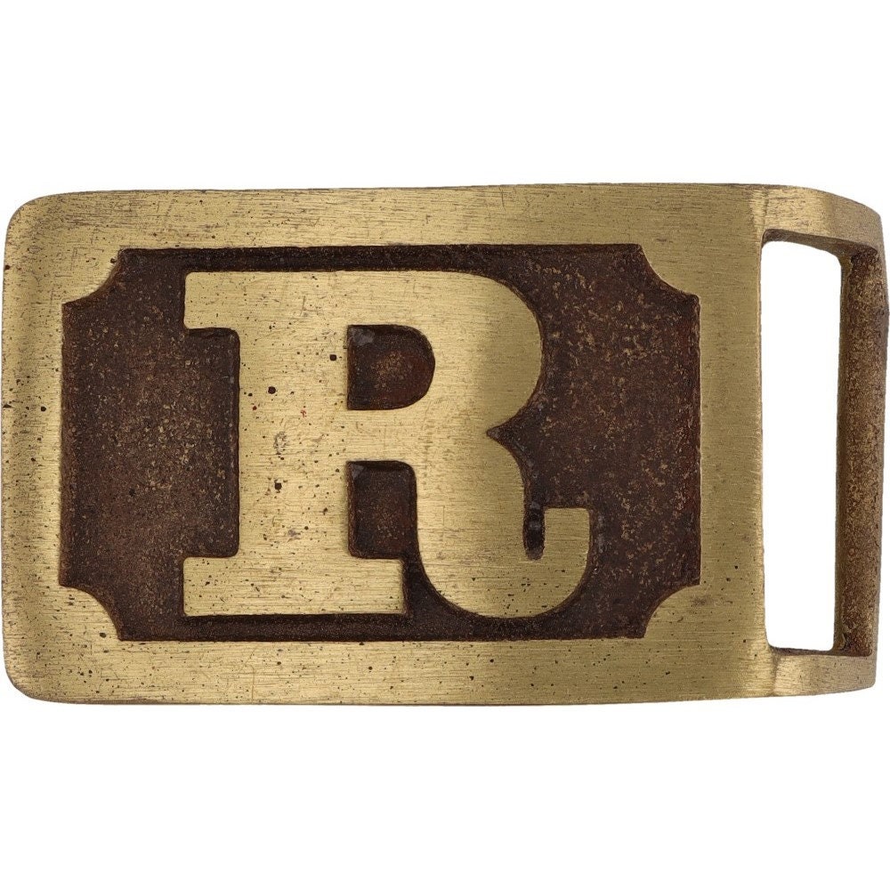 Letter R Belt Buckle Etsy