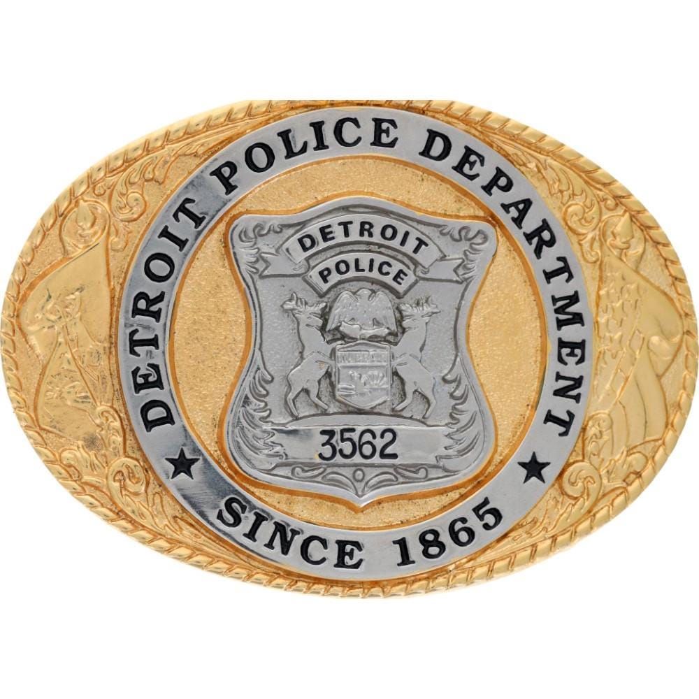 Buy Detroit Police Badge Online In India - Etsy India