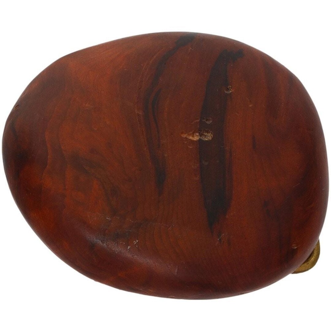 Handmade Exotic Wood Tree Hippie Boho Cowgirl Vintage Belt Buckle W/ Abalone Handmade Exotic Wood Tree Hippie Boho Cool Cowboy 1980s  main image 2