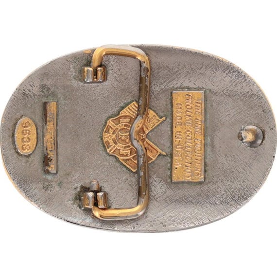 Fibbia Per Cintura Ottone Massiccio A Rilascio Rapido 38mm Per Vigili Del Fuoco, Senza Nichel, Include Anello - 4