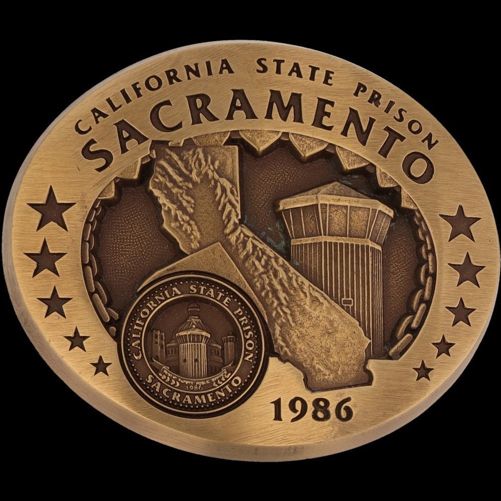 New California State Prison Sacramento Doc Folsom 90s Nos Vintage