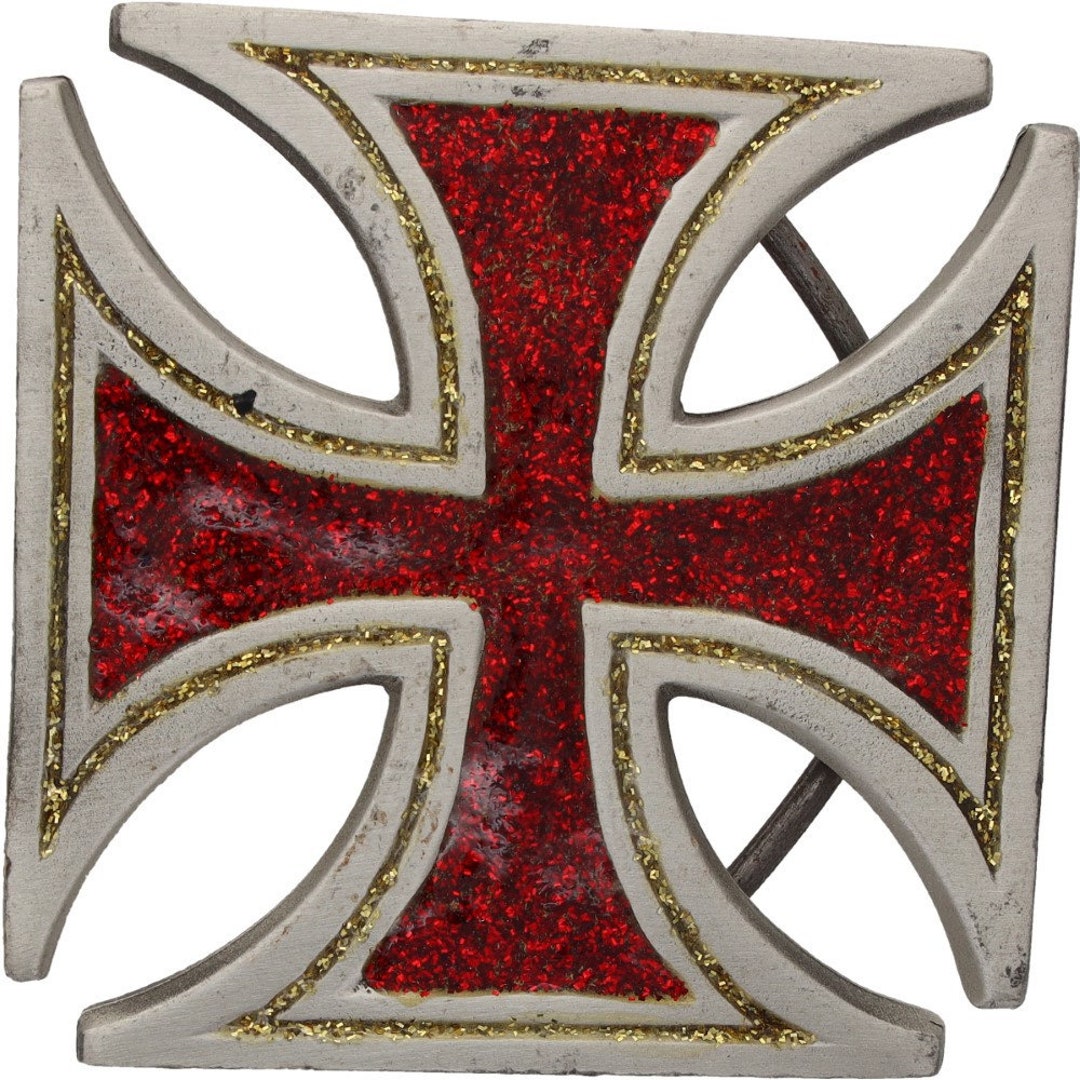 New Iron Cross Halloween Gothic Goth Tattoo Biker Rock Roll  display picture 1