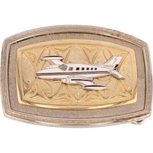 Beechcraft Private Pilot Aviation Airplane Plane Cessna Nos Vintage Belt Buckle Aircraft Small Baron 58 Monoplane Air
