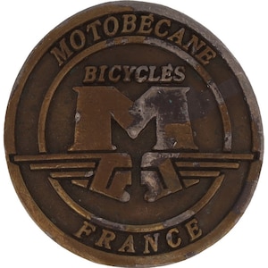 Motobecane Bicycles Bike Road Track Cross Cycle France 1970s Vintage Belt Buckle Cycling Biker Cyclist Triathlete Bicycling