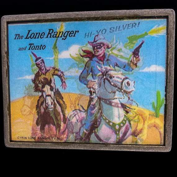 The Lone Ranger Rare Hologram Tonto TV Show Telev… - image 1
