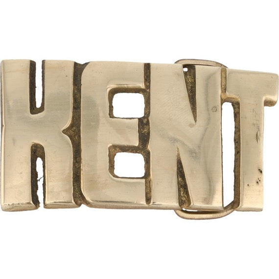 New Brass Kent Name Old School Hippie Hippy 1970s… - image 1