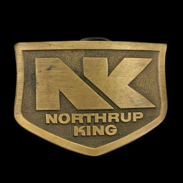 NK Northrup King Seed Corn Agriculture Farming NOS Vintage Belt Buckle