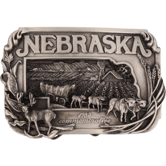 New Nebraska Nebraskan Western Ox Oxen Pioneer Fa… - image 1