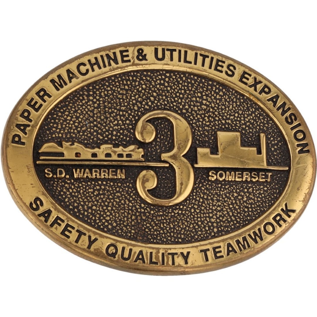 Sappi Somerset Paper Mill Papermaking Skowhegan Maine 1980s Etsy