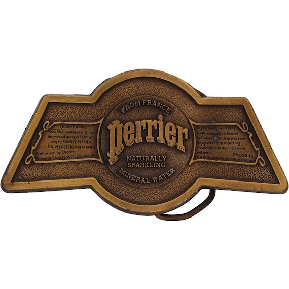 Perrier Sparkling Mineral Water French France 1970s V… Gem