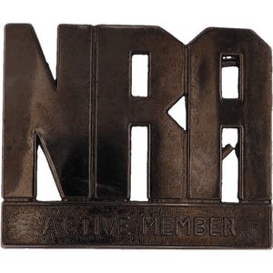 Insignia de miembro de la NRA, derecho a portar armas, Segunda Enmienda, Patriota, hebilla de cinturón vintage de los años 90, campo de tiro