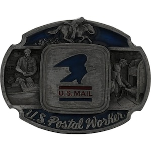 Usps Postal Service Mail Worker Clerk Mailman Man Vintage Belt Buckle Carrier Uspo Us Employee Post United States Office Uniform