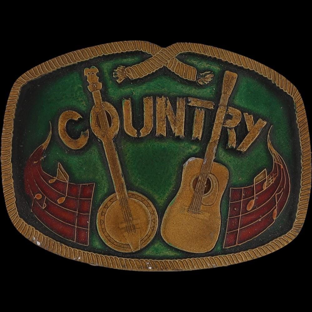 New Country Music Western Banjo Guitar Fiddle Band 70s NOS  display picture 1