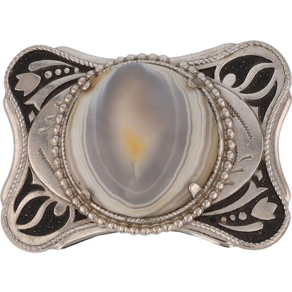 Blue Lace Agate Gemstone Southwest Hippie Boho Western  display picture 1