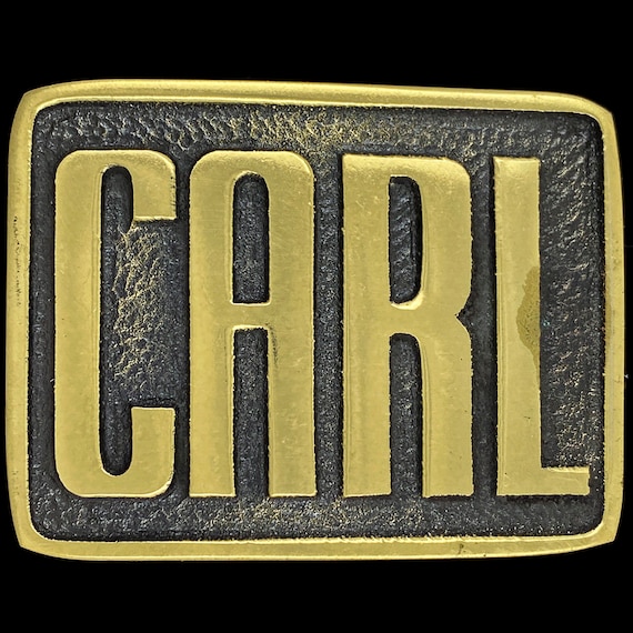 Carl Carlton Name Retro Old School Hippie Western… - image 1
