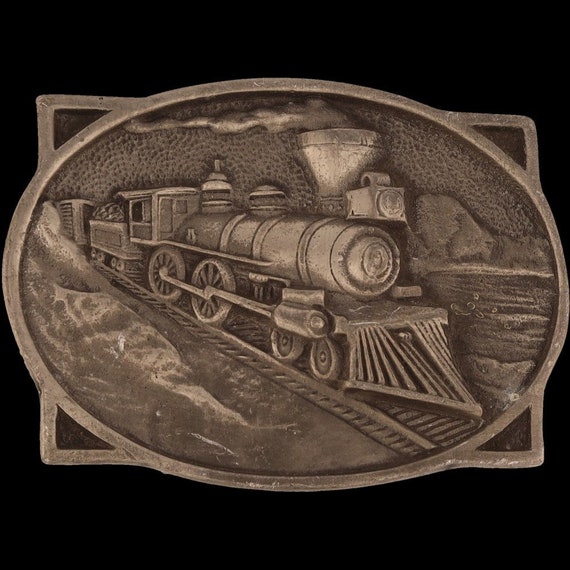 Antique Steam Engine Locomotive Train Railroad Ra… - image 3