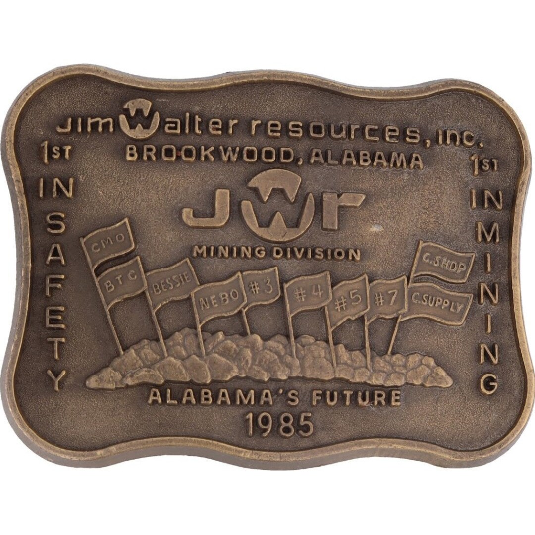 Jwr Jim Walter Resources Alabama Mining Coal Mine Miner 80s Etsy